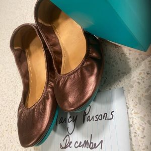 Limited release Tieks Raspberry Truffle size 7